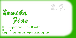 monika fias business card